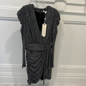 Jonathan Simkhai Glitter Jersey Mini Dress size 4 brand new never worn